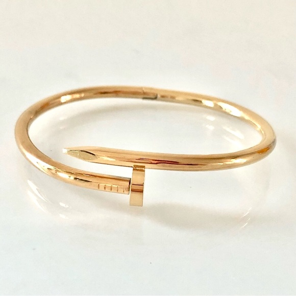 Gold Nail Bracelet Classic Model - Picture 2 of 10